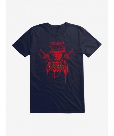 Zorro Dia De Los Muertos T-Shirt $8.60 T-Shirts