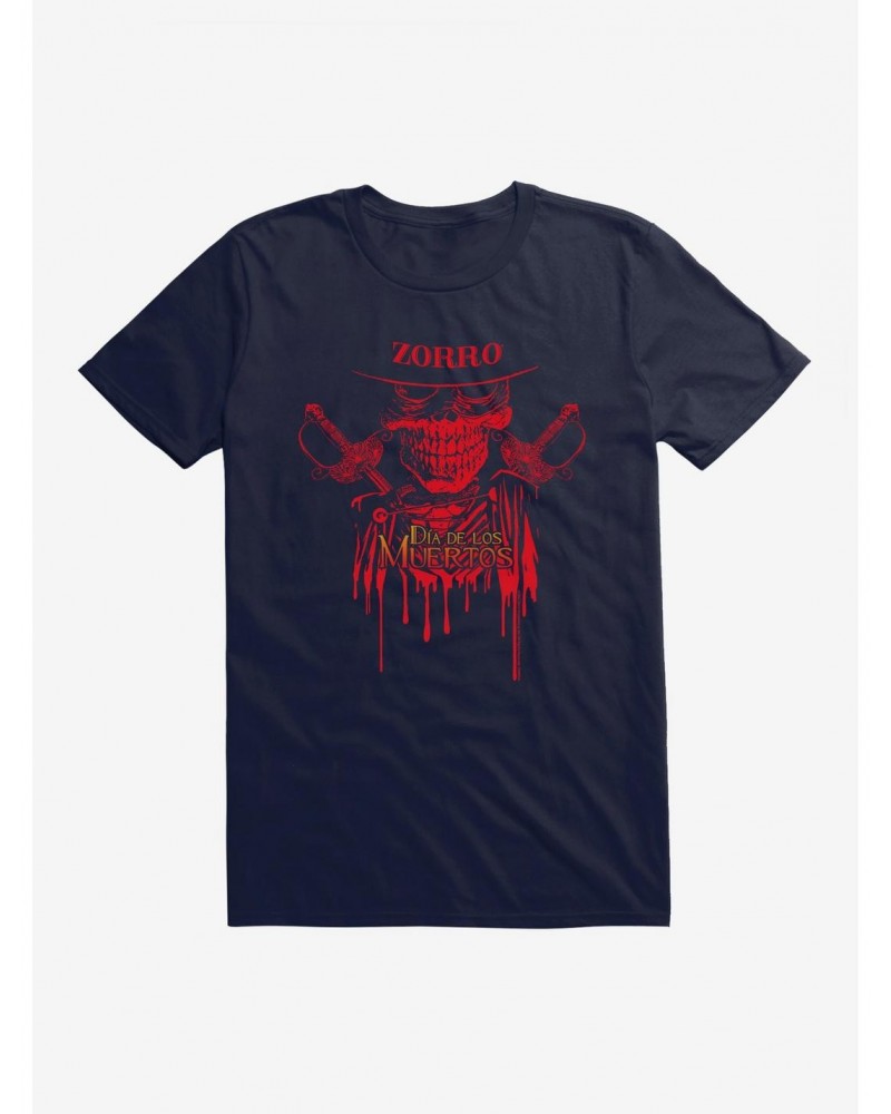 Zorro Dia De Los Muertos T-Shirt $8.60 T-Shirts