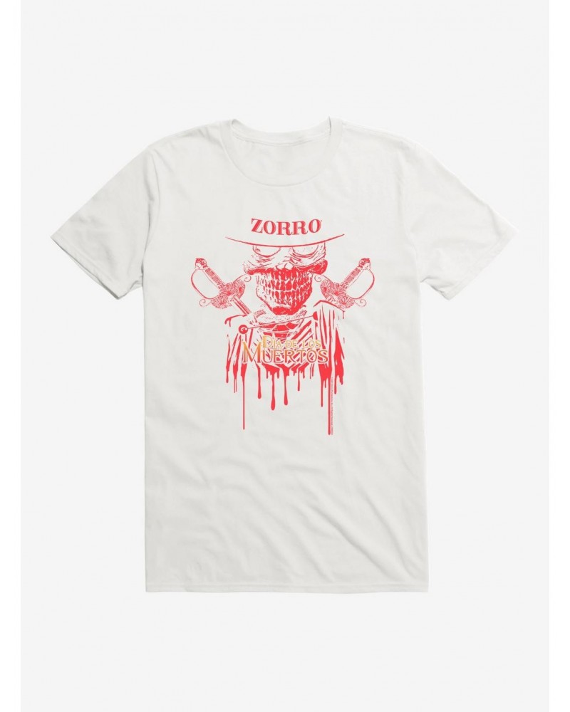 Zorro Dia De Los Muertos T-Shirt $8.60 T-Shirts