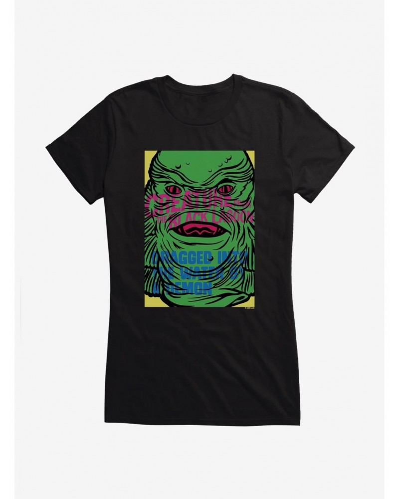 Creature From The Black Lagoon Dragged By A Demon Girls T-Shirt $11.45 T-Shirts