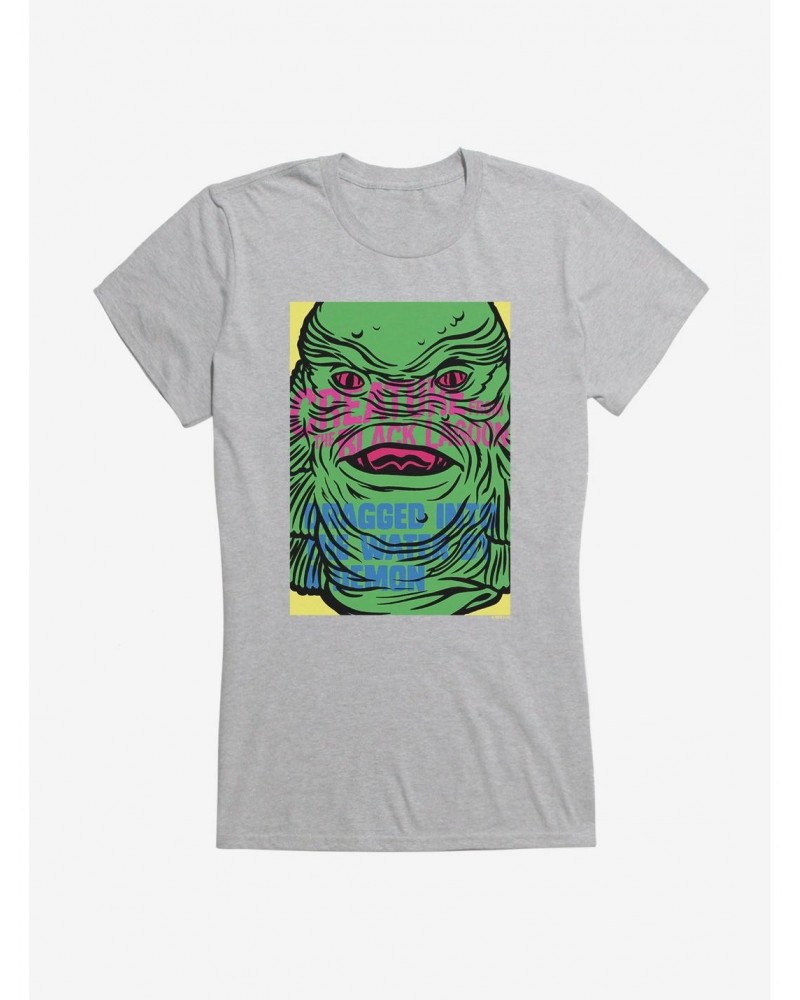 Creature From The Black Lagoon Dragged By A Demon Girls T-Shirt $11.45 T-Shirts