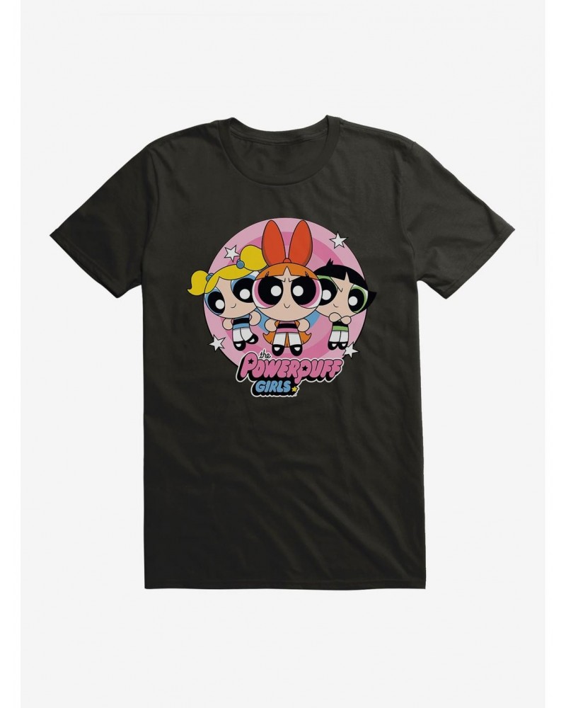 Powerpuff Girls Heroine Stance T-Shirt $8.41 T-Shirts