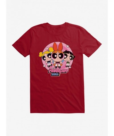 Powerpuff Girls Heroine Stance T-Shirt $8.41 T-Shirts