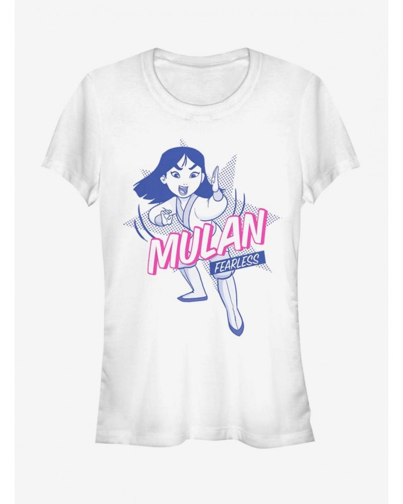 Disney Mulan Fearless Pop Art Girls T-Shirt $8.37 T-Shirts