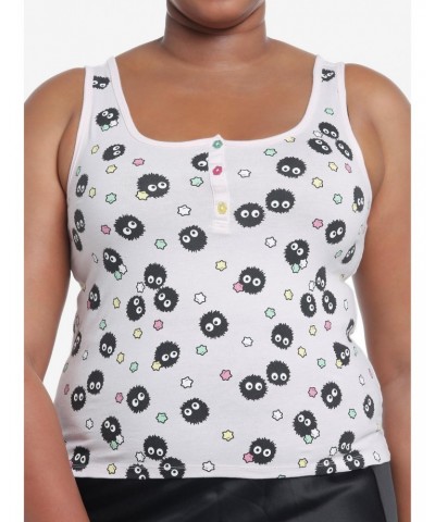 Her Universe Studio Ghibli Spirited Away Soot Sprite Girls Tank Top Plus Size $9.64 Tops