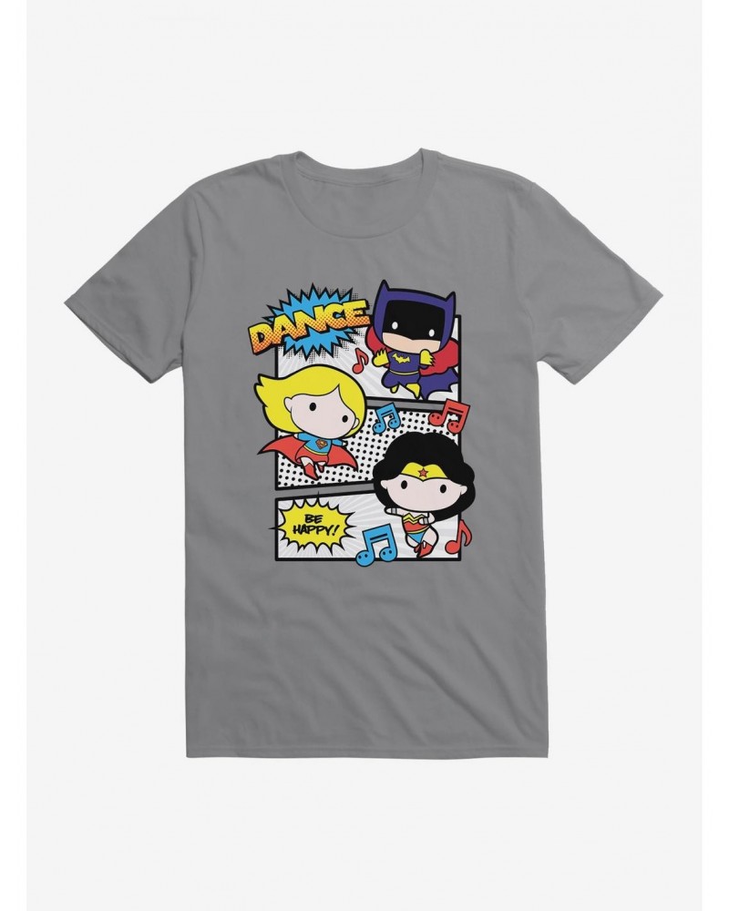 DC Comics Chibi Happy Dance Party T-Shirt $7.46 T-Shirts