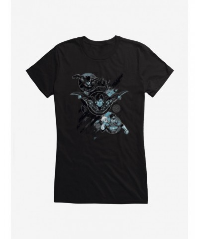 DC Comics Justice League Group Flying Girls T-Shirt $7.37 T-Shirts