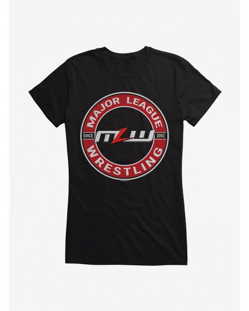 Major League Wrestling Circle Logo Girls T-Shirt $6.18 T-Shirts