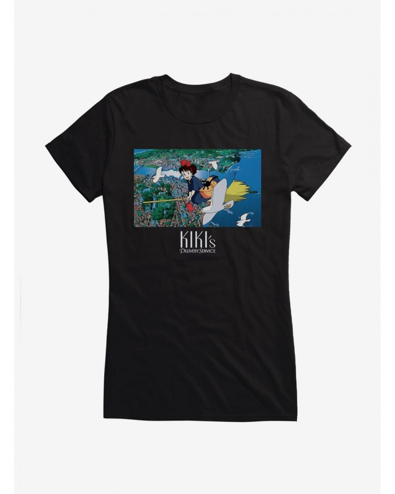 Studio Ghibli Kiki's Delivery Service Broomstick Girls T-Shirt $9.16 T-Shirts