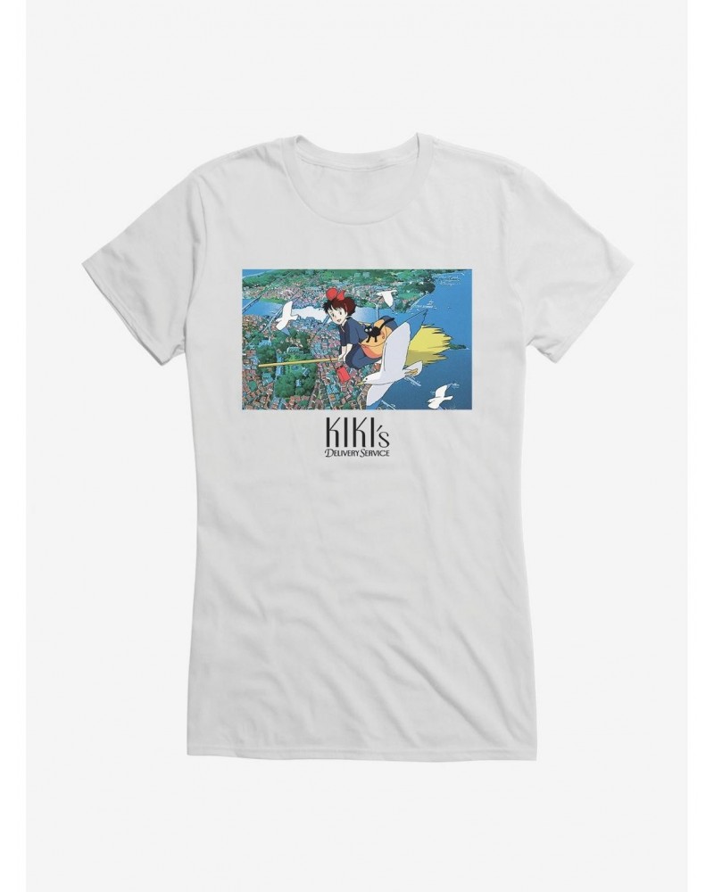 Studio Ghibli Kiki's Delivery Service Broomstick Girls T-Shirt $9.16 T-Shirts