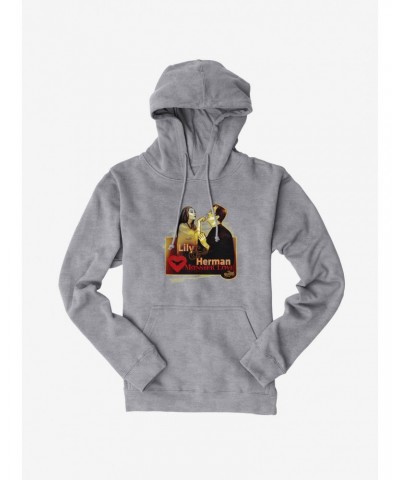 The Munsters Lily & Herman Monster Love Hoodie $12.21 Hoodies