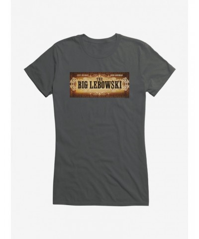 The Big Lebowski Logo Credits Girls T-Shirt $7.37 T-Shirts