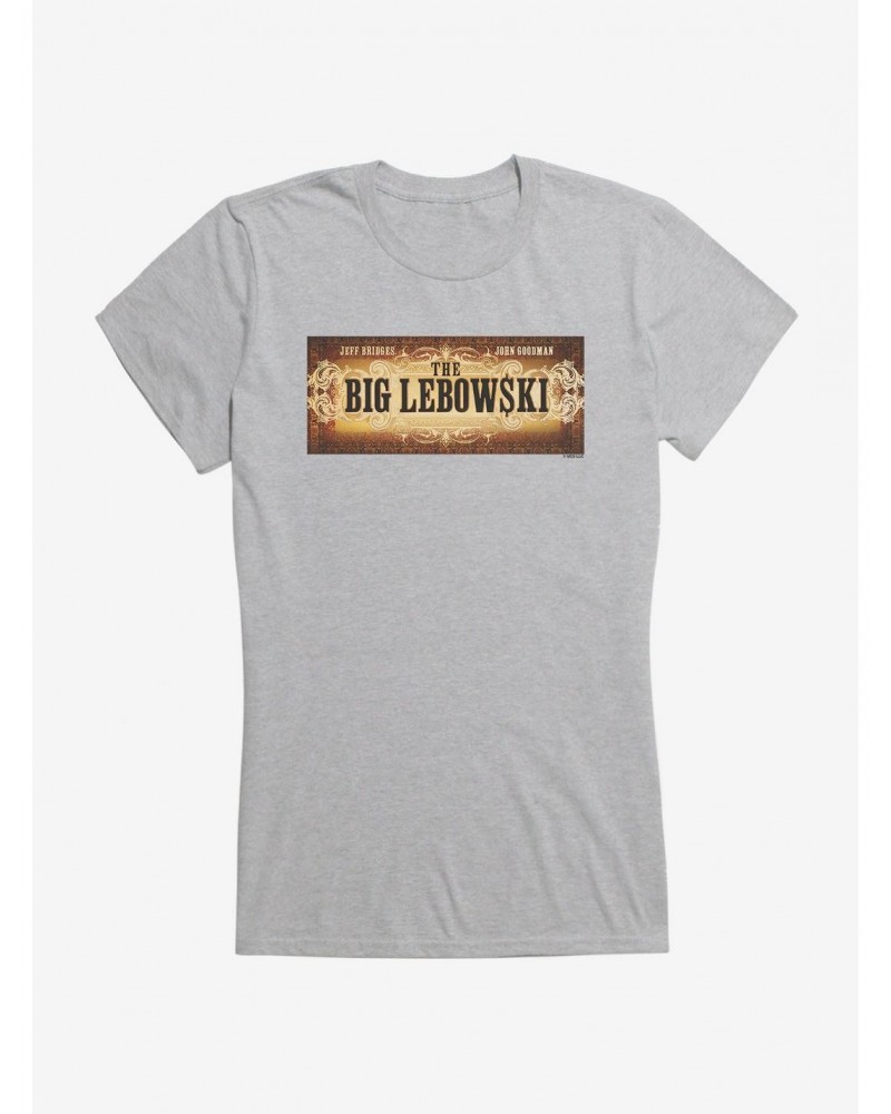 The Big Lebowski Logo Credits Girls T-Shirt $7.37 T-Shirts