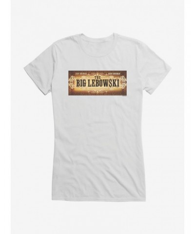 The Big Lebowski Logo Credits Girls T-Shirt $7.37 T-Shirts