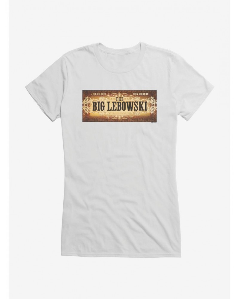 The Big Lebowski Logo Credits Girls T-Shirt $7.37 T-Shirts