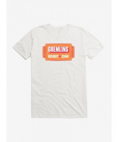 Gremlins Movie Ticket Admit One T-Shirt $7.84 T-Shirts