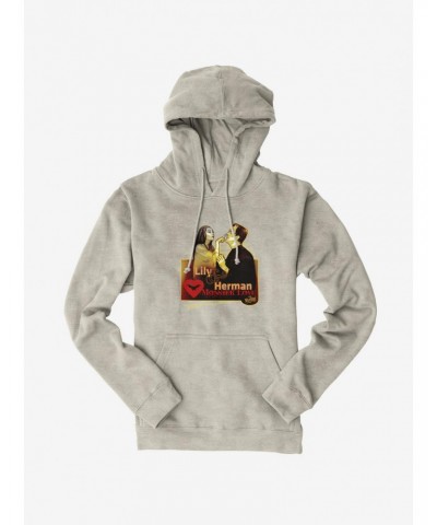 The Munsters Lily & Herman Monster Love Hoodie $12.21 Hoodies