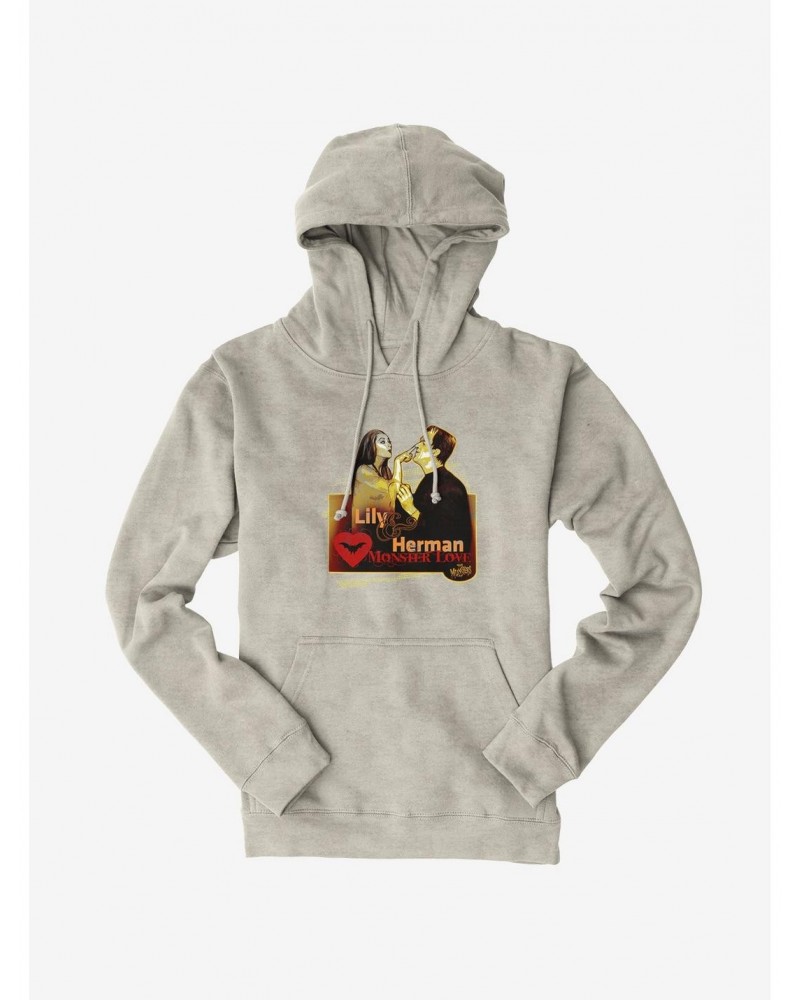 The Munsters Lily & Herman Monster Love Hoodie $12.21 Hoodies