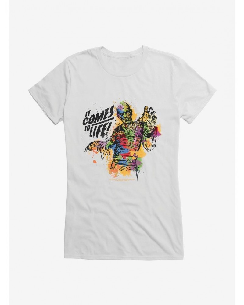 Universal Monsters The Mummy It Comes To Life Girls T-Shirt $6.97 T-Shirts