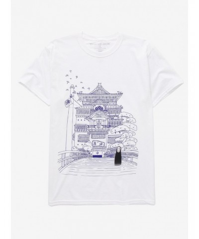 Studio Ghibli Spirited Away Bathhouse No-Face T-Shirt $7.69 T-Shirts
