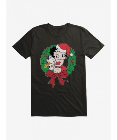 Betty Boop Pudgys Wreath T-Shirt $7.84 T-Shirts