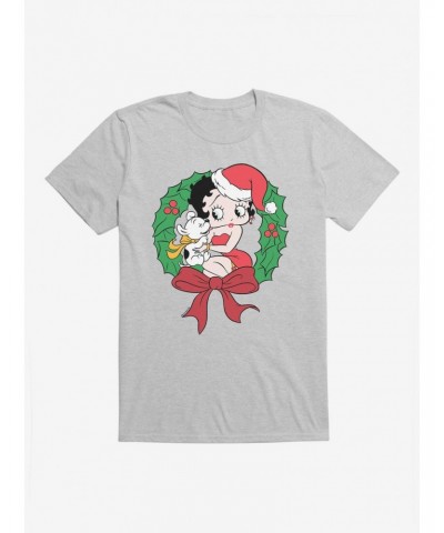 Betty Boop Pudgys Wreath T-Shirt $7.84 T-Shirts