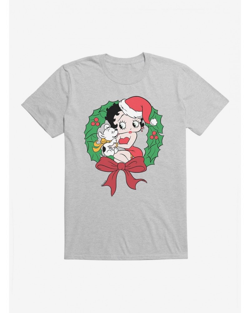 Betty Boop Pudgys Wreath T-Shirt $7.84 T-Shirts