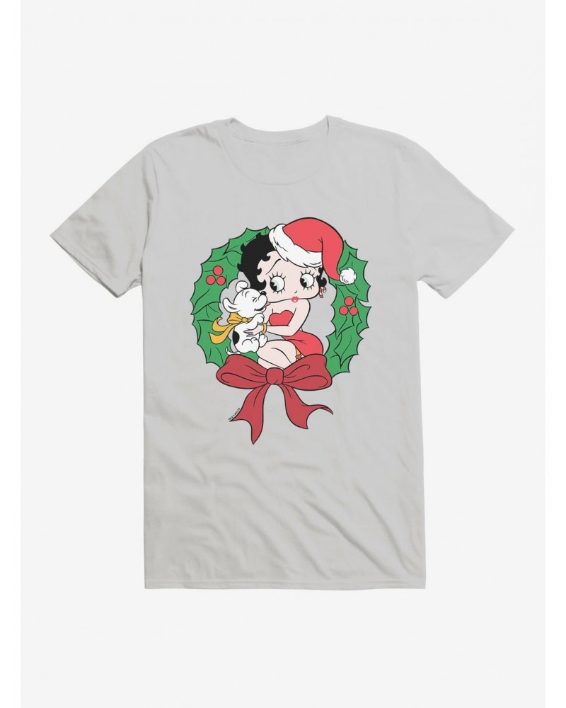 Betty Boop Pudgys Wreath T-Shirt $7.84 T-Shirts