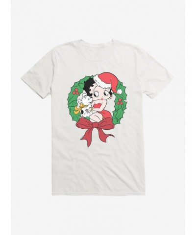 Betty Boop Pudgys Wreath T-Shirt $7.84 T-Shirts