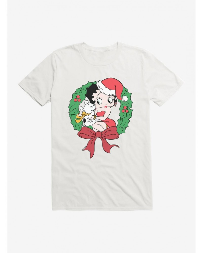 Betty Boop Pudgys Wreath T-Shirt $7.84 T-Shirts