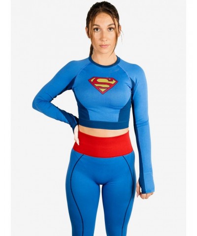 DC Comics Supergirl Active Athletic Leggings and Long Sleeve Top Set $13.92 Top Set