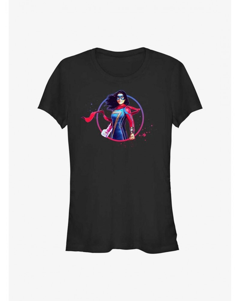 Marvel Ms. Marvel Hero Shot Girls T-Shirt $7.77 T-Shirts