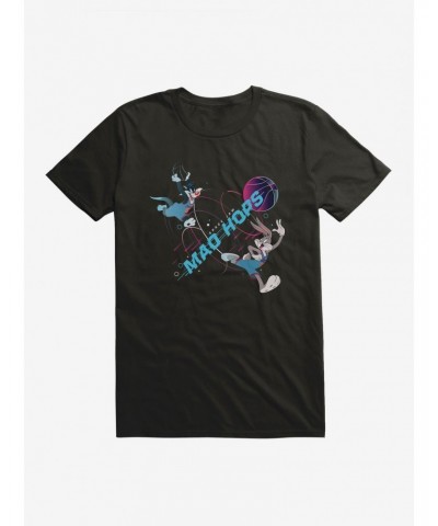 Space Jam: A New Legacy Bugs Bunny And Sylvester Cat Mad Hops T-Shirt $8.60 T-Shirts