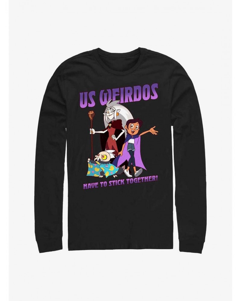 Disney The Owl House Weirdos Unite Long-Sleeve T-Shirt $9.48 T-Shirts