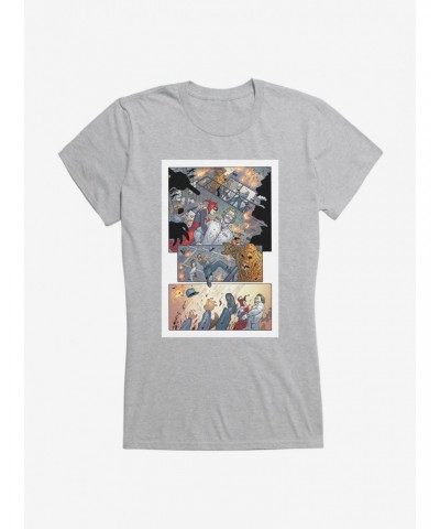 DC Comics Batman Harley Quinn Take Over Comic Strip Girls T-Shirt $8.37 T-Shirts