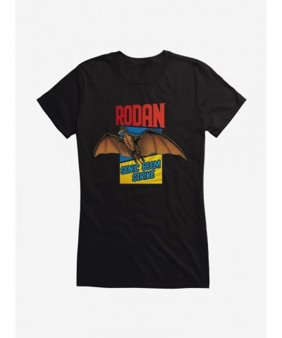 Godzilla Sonic Boom Strike Girls T-Shirt $6.97 T-Shirts