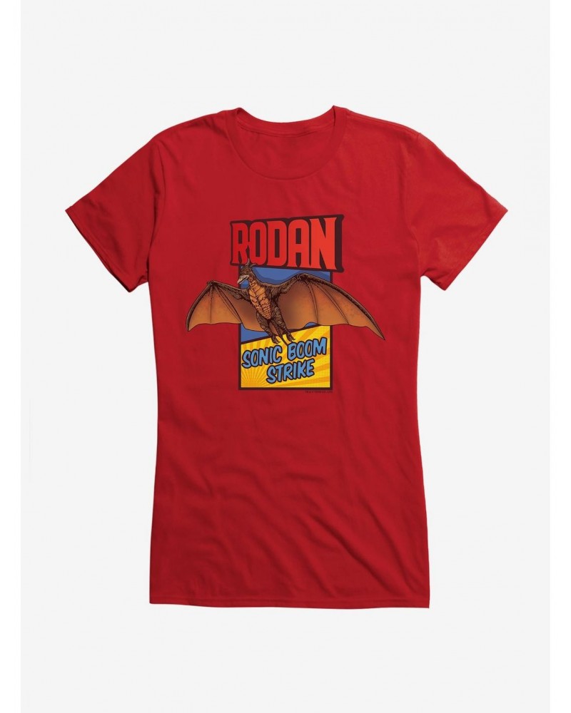 Godzilla Sonic Boom Strike Girls T-Shirt $6.97 T-Shirts