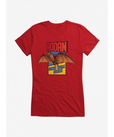 Godzilla Sonic Boom Strike Girls T-Shirt $6.97 T-Shirts