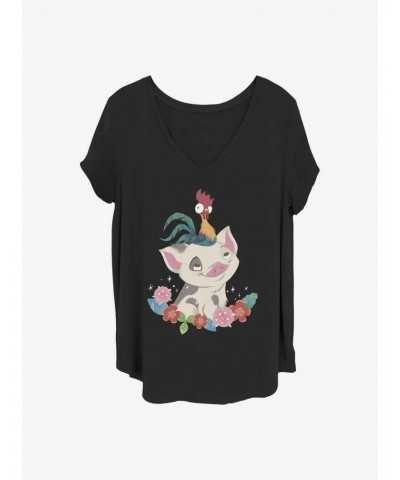 Disney Moana Tropical Buddies Girls T-Shirt Plus Size $10.17 T-Shirts
