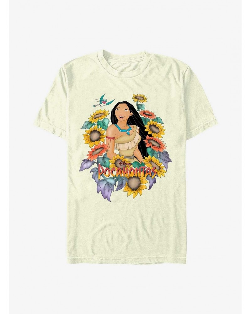 Disney Pocahontas Earth Day Sunflower Princess T-Shirt $9.56 T-Shirts