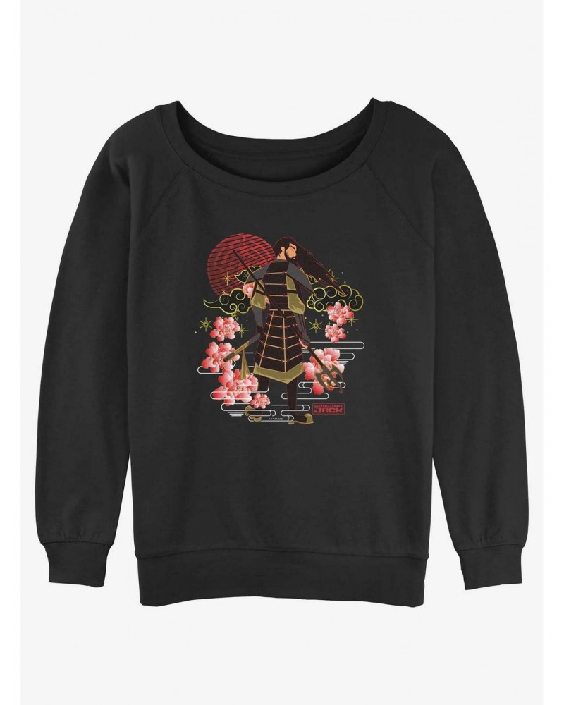 Cartoon Network Samurai Jack Sukajan Samurai Girls Slouchy Sweatshirt $10.33 Sweatshirts
