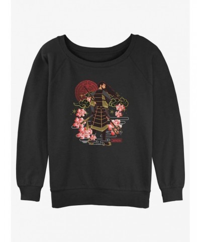 Cartoon Network Samurai Jack Sukajan Samurai Girls Slouchy Sweatshirt $10.33 Sweatshirts