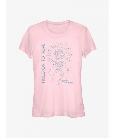 Disney Beauty And The Beast Hold On To Hope Girls T-Shirt $10.21 T-Shirts