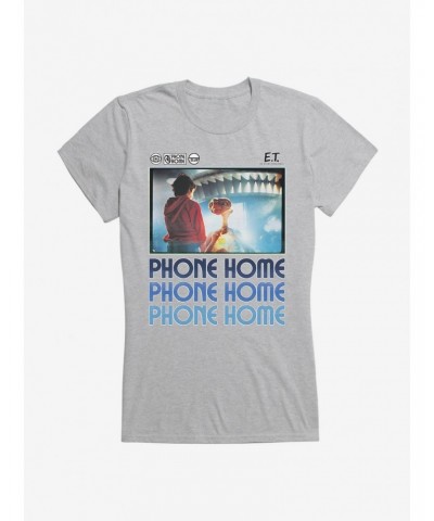 E.T. 40th Anniversary Phone Home Movie Still Girls T-Shirt $11.70 T-Shirts