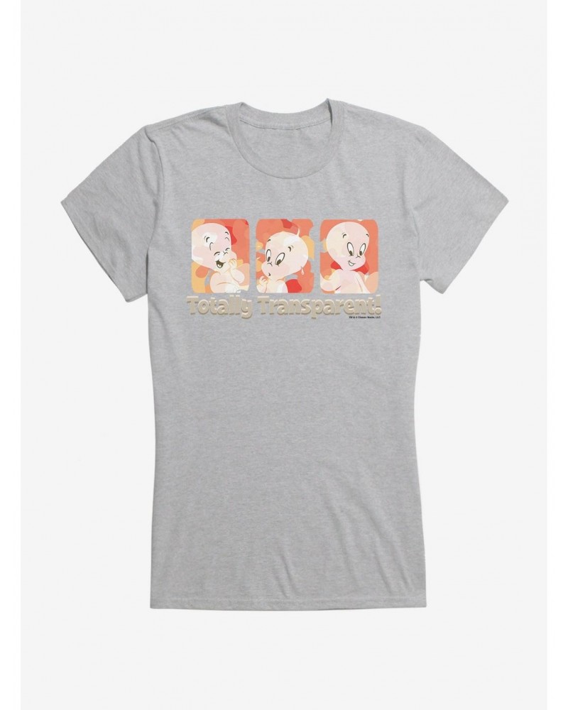 Casper The Friendly Ghost Totally Transparent Girls T-Shirt $12.20 T-Shirts