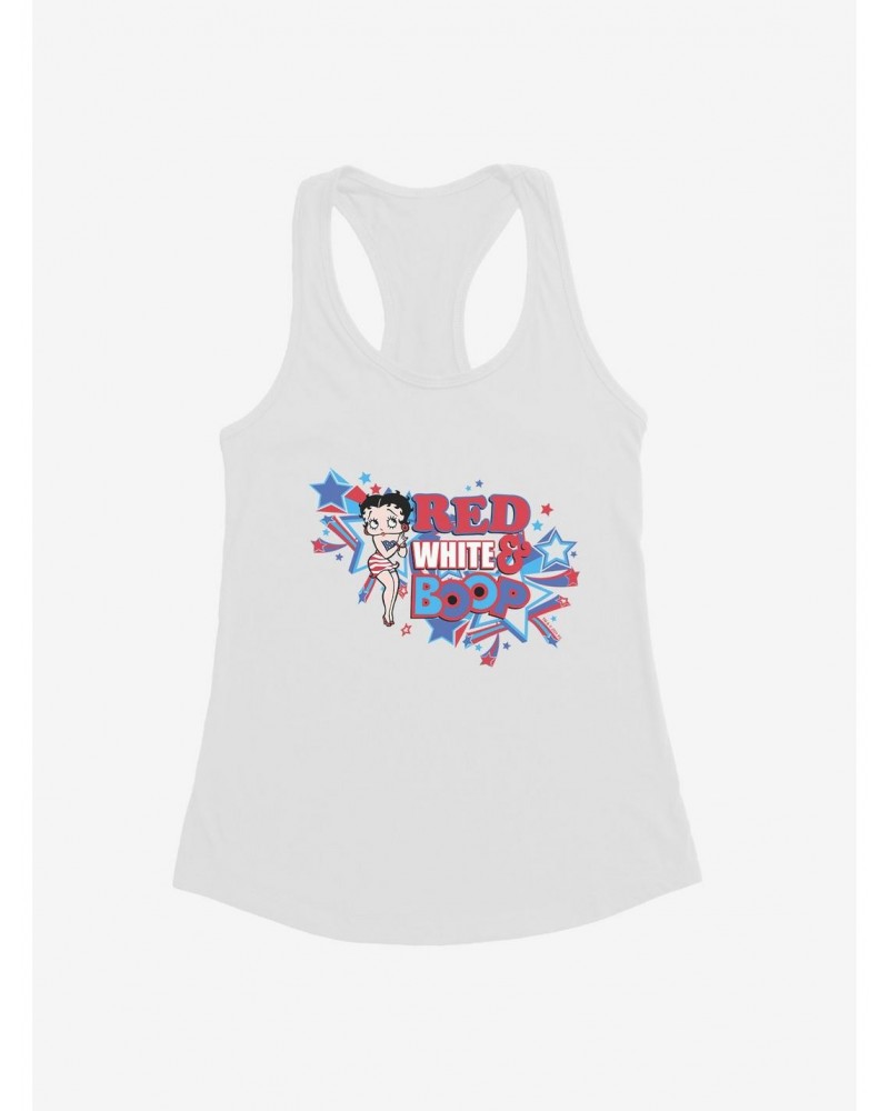 Betty Boop Red White and Boop Girls Tank $5.98 Tanks