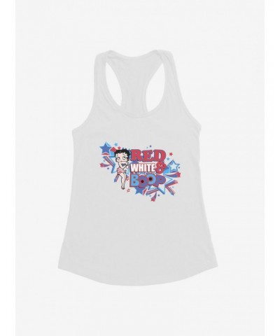 Betty Boop Red White and Boop Girls Tank $5.98 Tanks