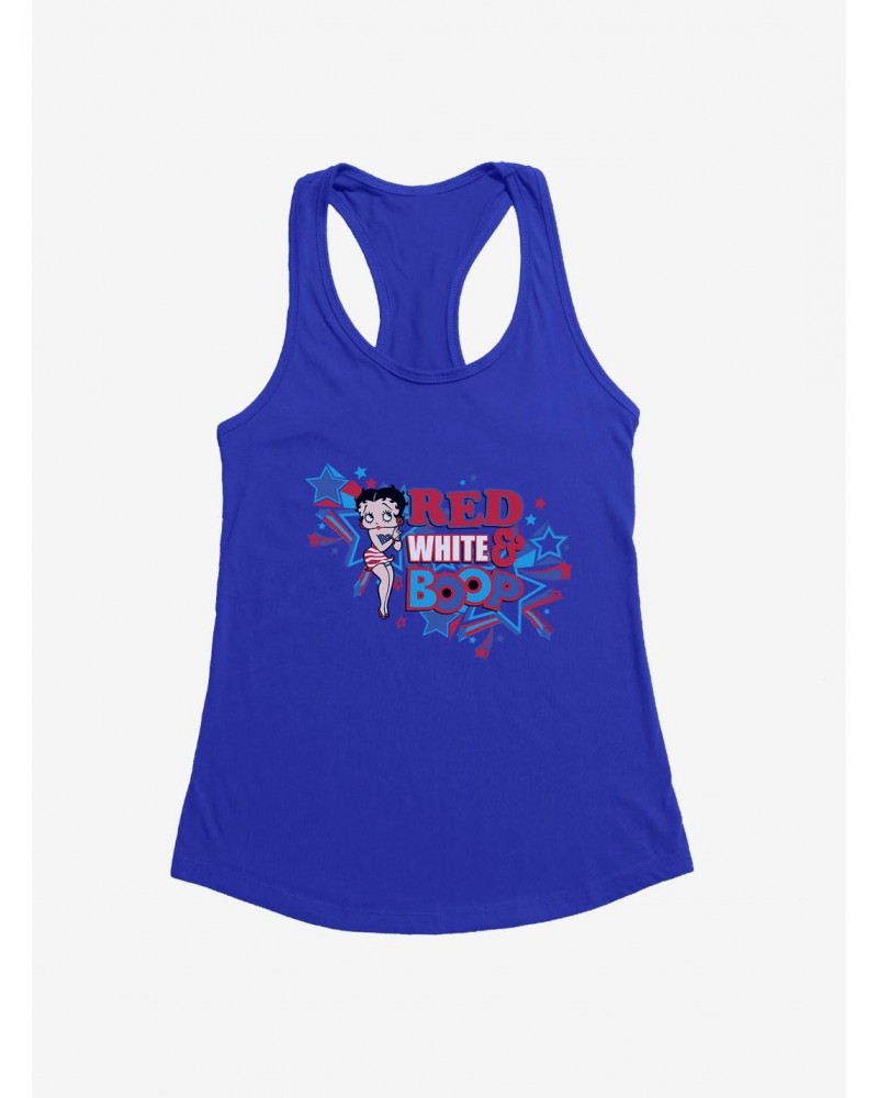 Betty Boop Red White and Boop Girls Tank $5.98 Tanks