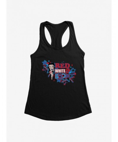 Betty Boop Red White and Boop Girls Tank $5.98 Tanks