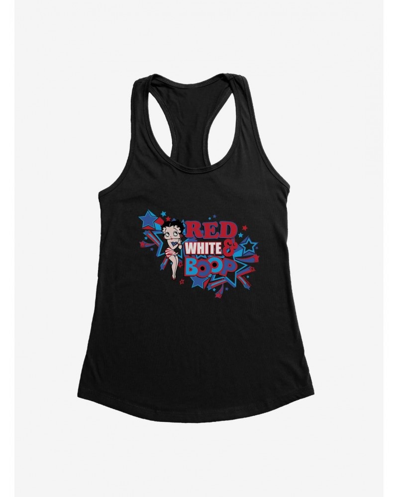 Betty Boop Red White and Boop Girls Tank $5.98 Tanks